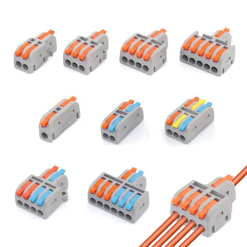 Push Fit Connector - Миниатюрные быстрозажимные кабельные соединители, набор 5/10